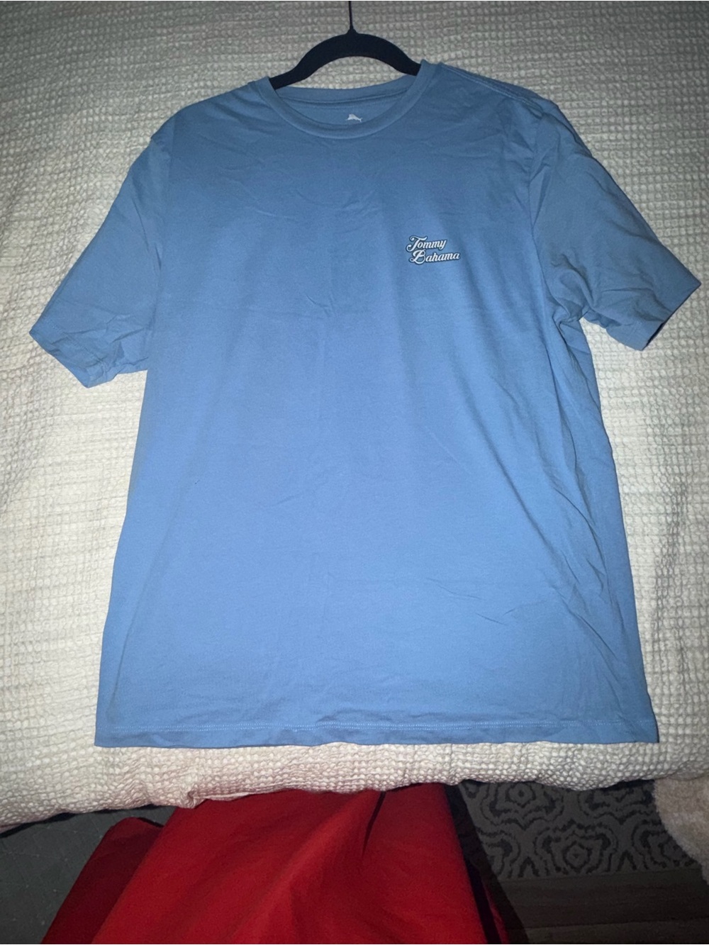 Tommy Bahama Sky Blue Short-Sleeve Logo Tee